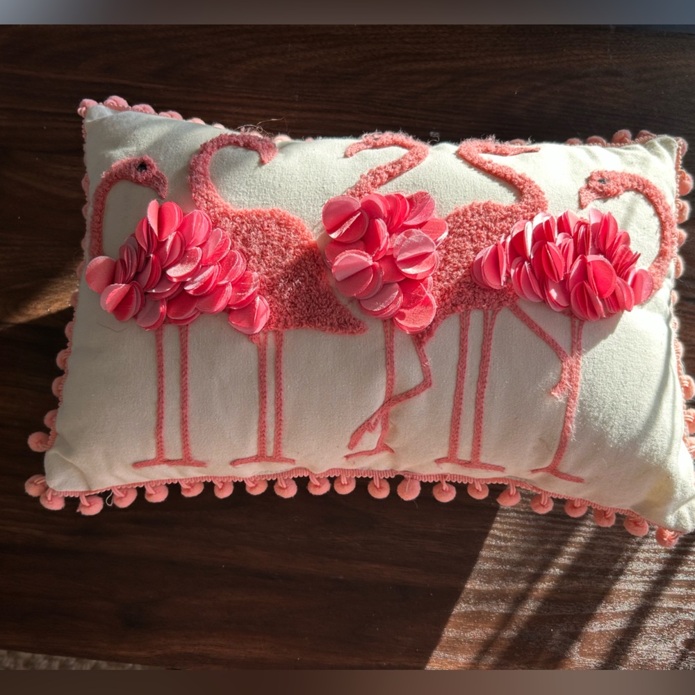 Flamingo Pillow -Small